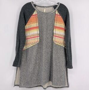 UNCLE FRANK Long Boho Chic Tunic Top